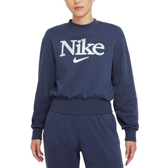 Nike Sportswear Women's Femme Logo Fleece Sweatshirt Size S - Picture 1 of 3